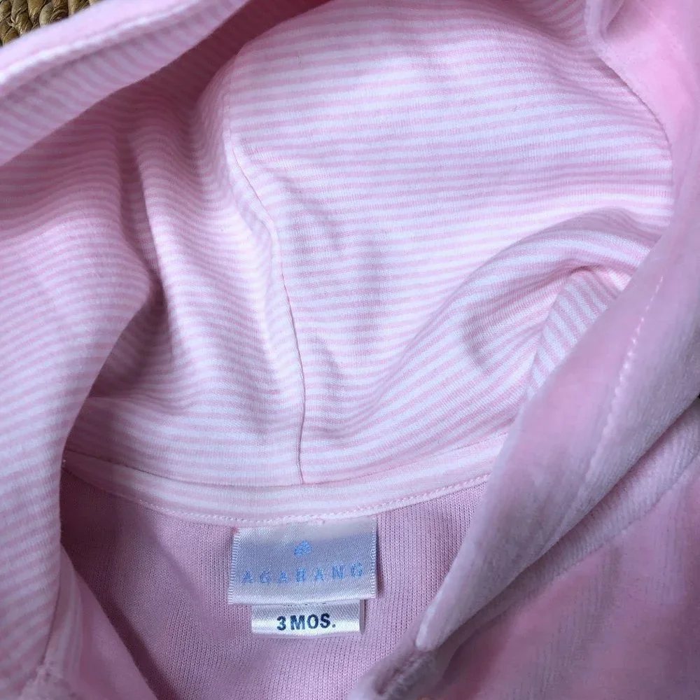 New 3 month 3 Piece‎ Set Velour Jacket Jumper Tee Baby Girls Infants Babies